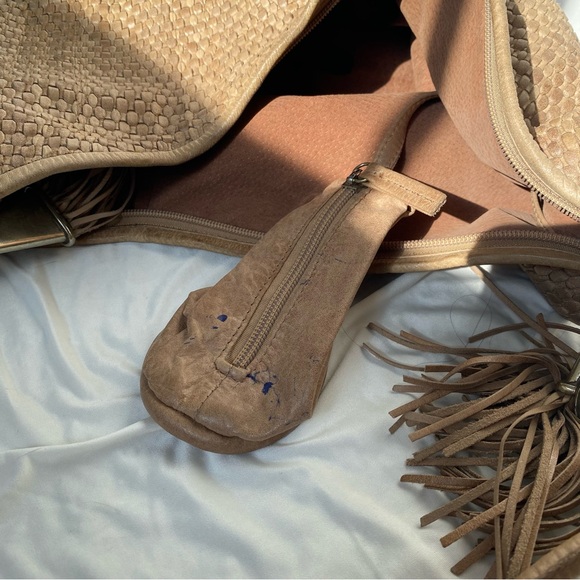 Perez Sanz 6212 Leather Woven Handbag - Vintage Leather - Picture 8 of 10